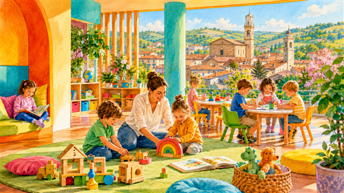 Piozzo - servizio educativo per l'infanzia per bambini di età compresa tra 3 mesi e 3 anni